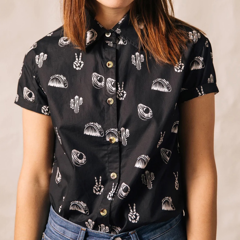PYKNIC Taco Tuesday 🌮✌️button down shirt